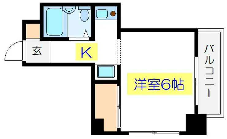 清和ハイツ 4階階 間取り