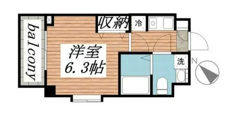 レスポワール・多摩川 3階階 間取り