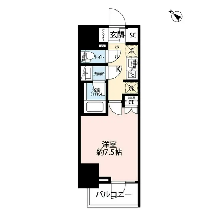 プレール・ドゥーク王子 4階階 間取り