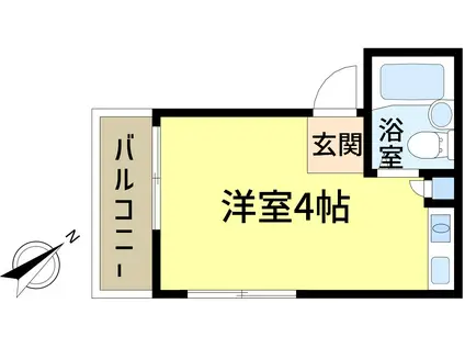 MJビル新小岩(ワンルーム/2階)の間取り写真