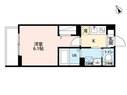 アーバンレジデンス NII(1K/1階)の間取り写真