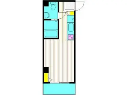 味好ハイツ(1K/2階)の間取り写真