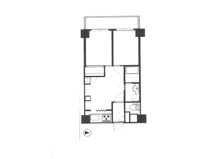 メゾンドール本郷(2LDK/11階)の間取り写真