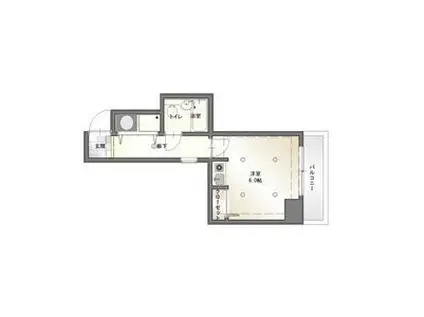 メゾンイマイ(ワンルーム/4階)の間取り写真