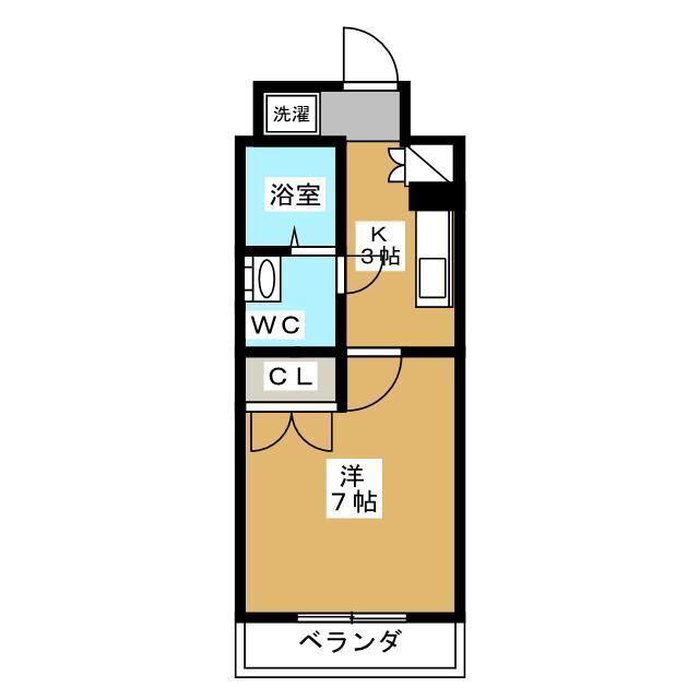 プライマル森下(1K/8階)の間取り写真