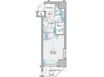 ガーラ・ステーション練馬(1K/5階)の間取り写真