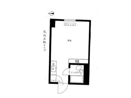 シャンボール札幌(ワンルーム/9階)の間取り写真