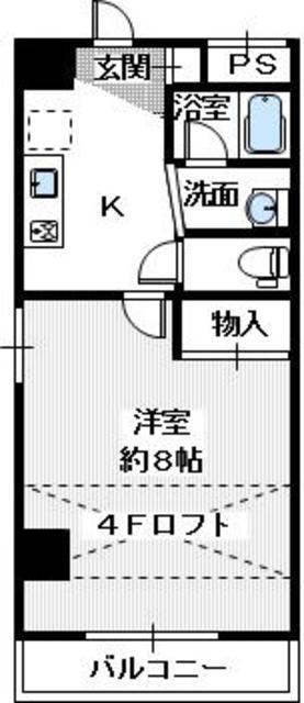 ソフィアコート(1K/3階)の間取り写真
