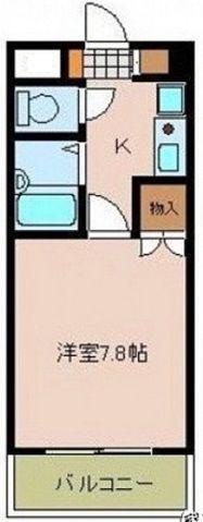 ドミトリー庚午 壱番館(1K/3階)の間取り写真