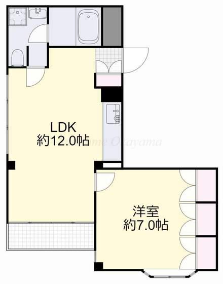 アーバンライフ88(1LDK/5階)の間取り写真