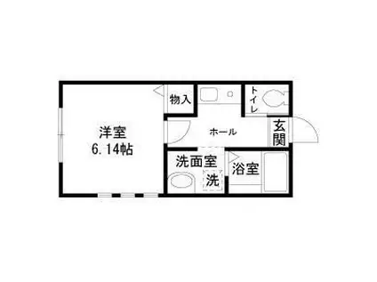 メゾンS・K(1K/1階)の間取り写真