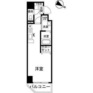 アリオーラ西梅田(1K/6階)の間取り写真