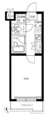 ルーブル荻窪伍番館(1K/2階)の間取り写真