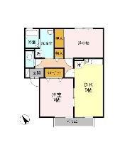 サンアレイ小池 A棟(2DK/2階)の間取り写真