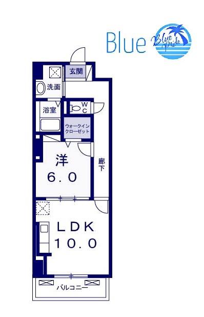 グランスイート新横浜I(1LDK/8階)の間取り写真