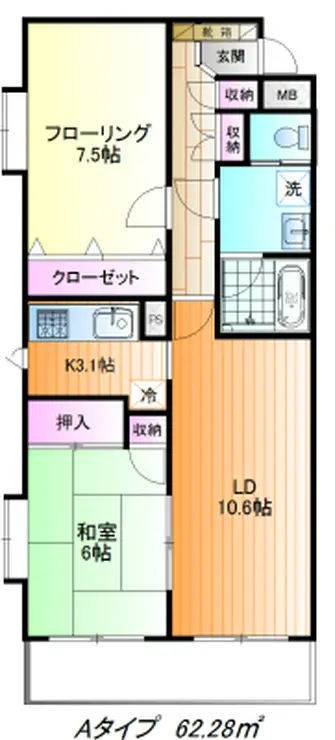 アリアーテ 2階階 間取り