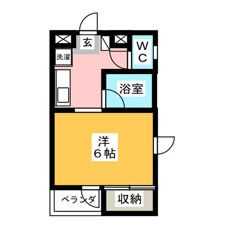 ナックハイツ 3階階 間取り