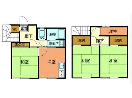 NSセブン(3SLDK/2階)の間取り写真