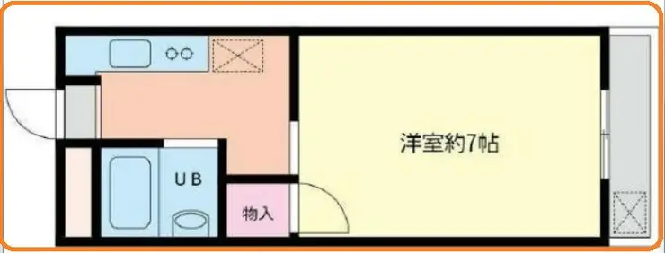 KSマンション 3階階 間取り