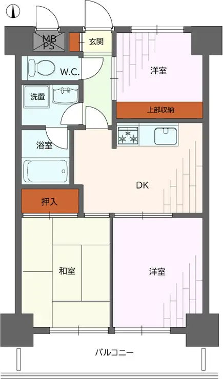 ライオンズマンション桜台駅前 6階階 間取り