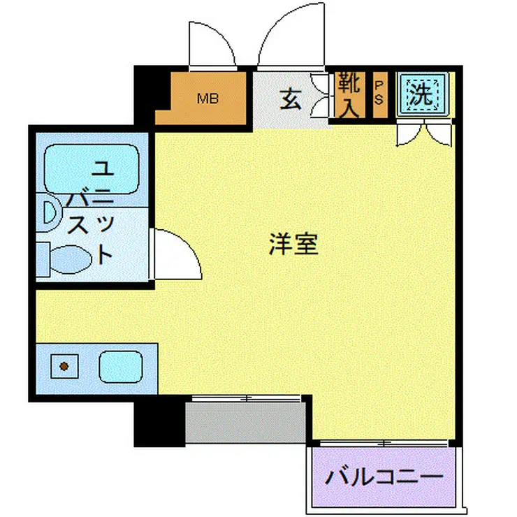 メインステージ大森町駅前 8階階 間取り