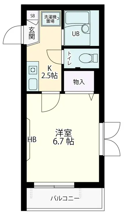 メゾン西原 3階階 間取り