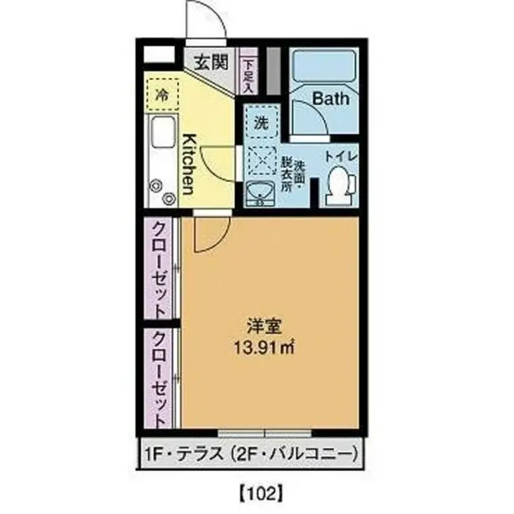 プリマヴェーラ相模台 2階階 間取り