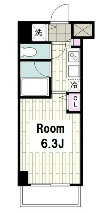 フェニックス新横濱エオール 4階階 間取り