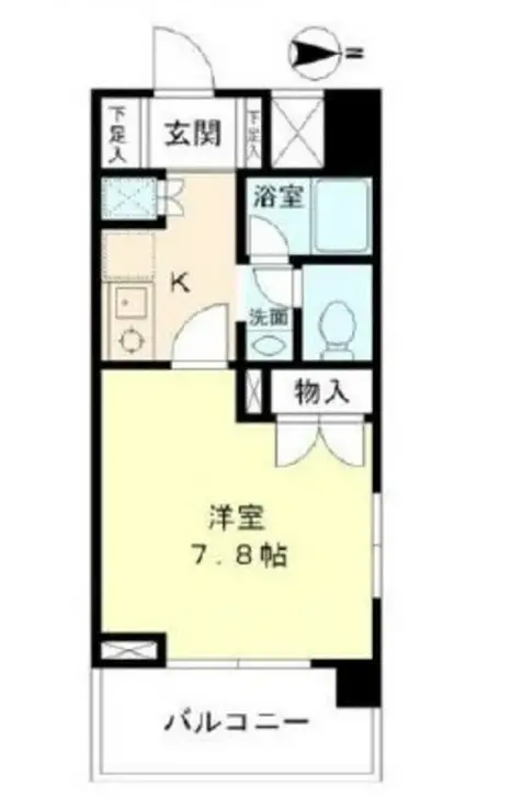 リュミエール三田 6階階 間取り