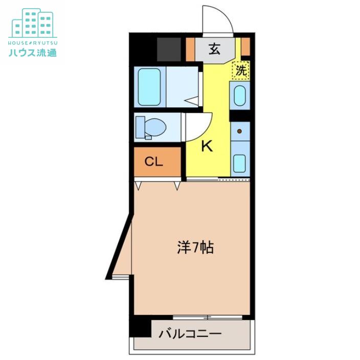 レスピーロ(1K/5階)の間取り写真