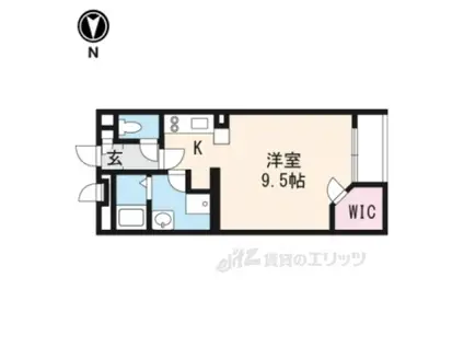 レオネクストレイクチャー(1K/2階)の間取り写真