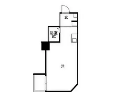 クレドール西明石Ⅲ(ワンルーム/3階)の間取り写真