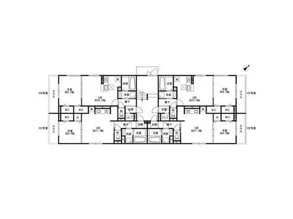 ラヴィベル本堅田(1LDK/2階)の間取り写真