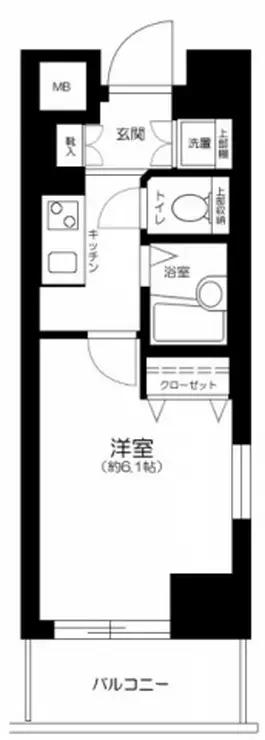 ドルチェ東京深川・壱番館 7階階 間取り