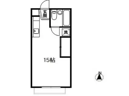 アネックス西ヶ原(ワンルーム/1階)の間取り写真