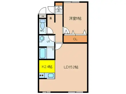 NEXTIII(1LDK/5階)の間取り写真