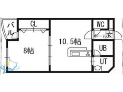 MSP VOL.V(1LDK/3階)の間取り写真