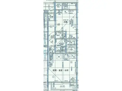 菊水レジデンス綱島II(1LDK/4階)の間取り写真