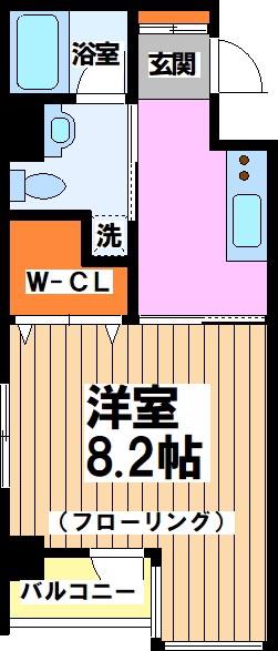吉祥寺ハウス(1K/3階)の間取り写真