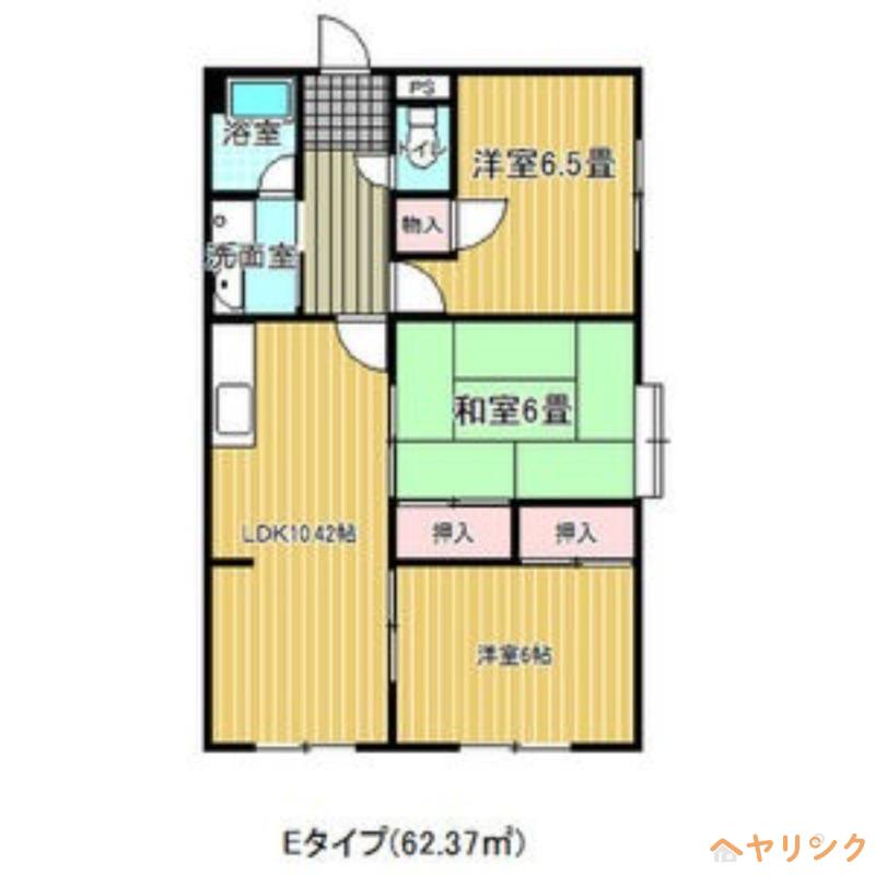 サンハイツひろ(3LDK/4階)の間取り写真