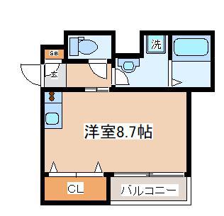 ARPEGGIO西代(1LDK/2階)の間取り写真