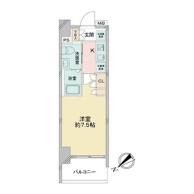 LA DOUCEURお花茶屋I(1K/3階)の間取り写真