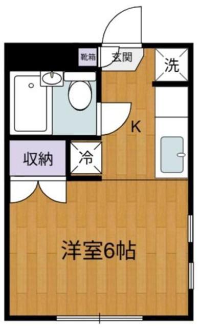 プチアビタシヨ(1K/2階)の間取り写真
