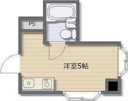 菅栄町マンションレディース(ワンルーム/4階)の間取り写真