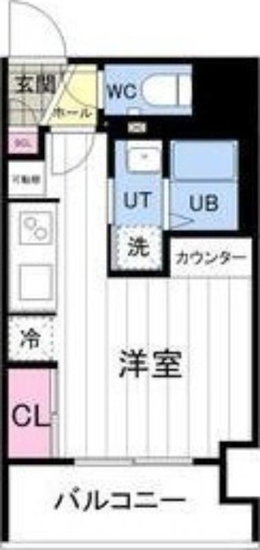 ASTER N13(1K/2階)の間取り写真