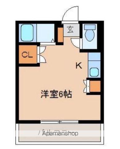 ペスカコート天満(ワンルーム/3階)の間取り写真