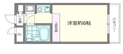 TOP行徳第5(1K/5階)の間取り写真