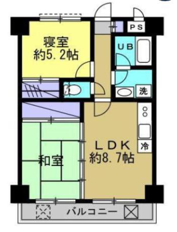 REVEUR-新川3丁目-(2LDK/2階)の間取り写真