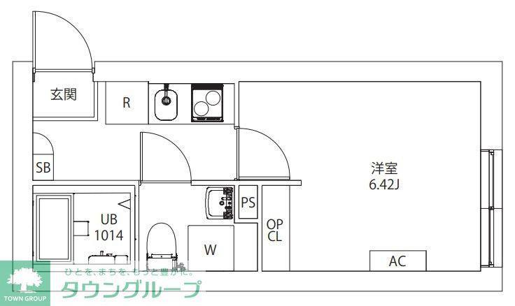 AXIA M-CITY武蔵小山(1K/3階)の間取り写真