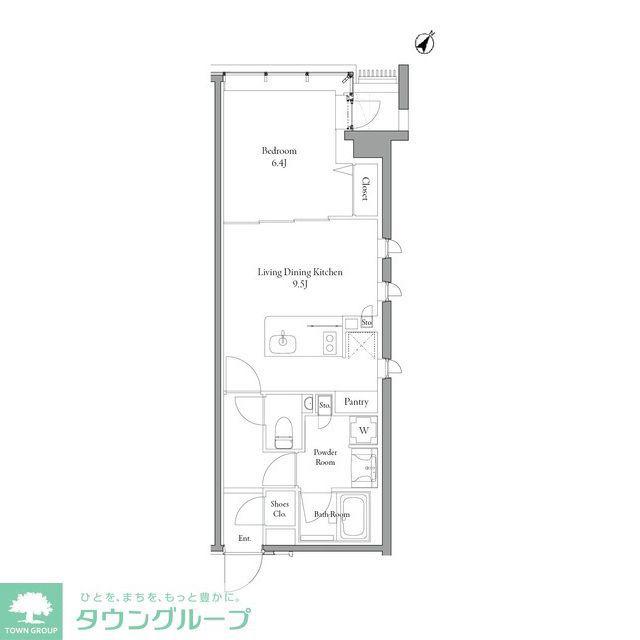 MATSU5588(1LDK/2階)の間取り写真
